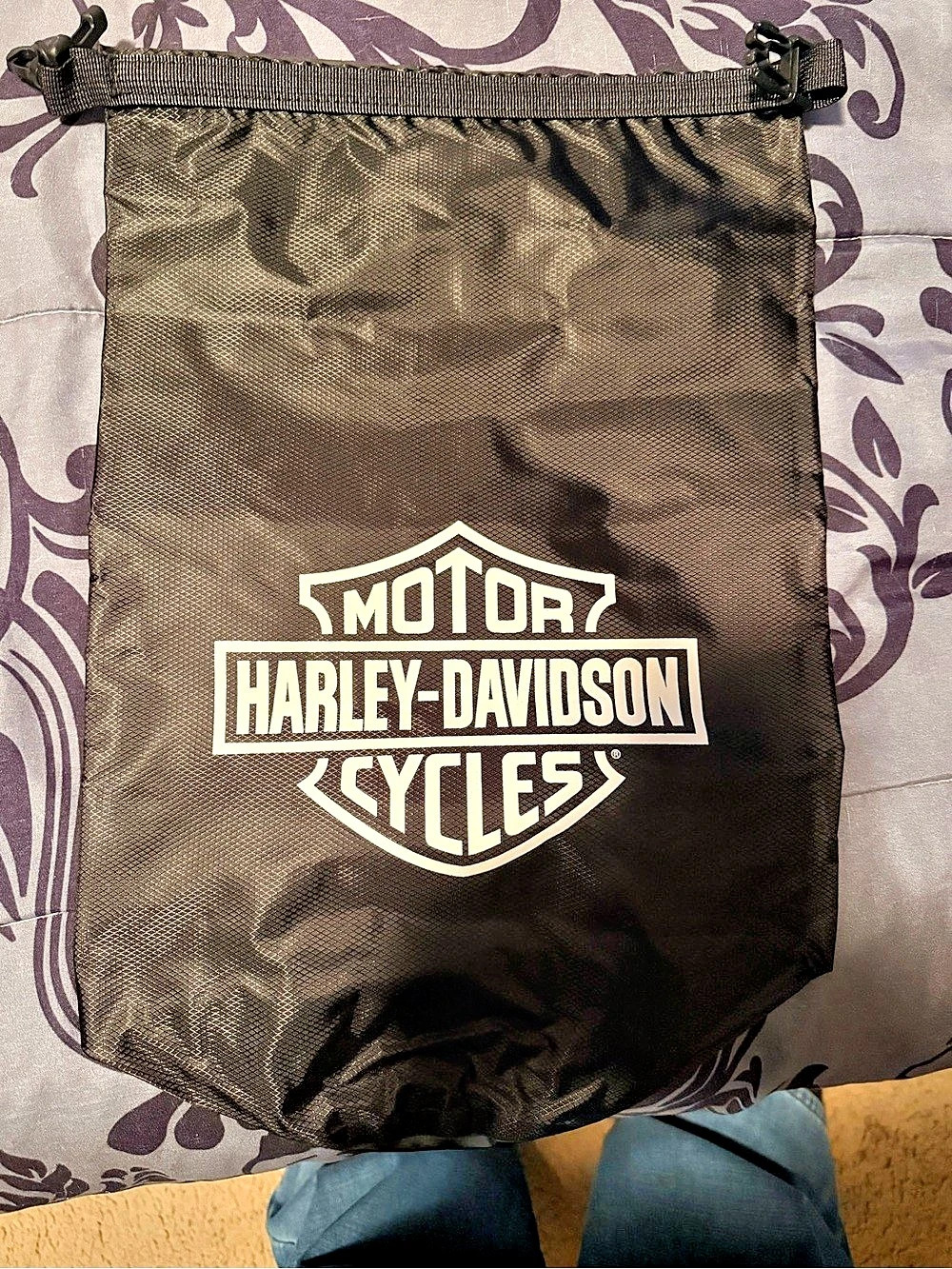 Harley-Davidson Waterproof Dry Roll-Top Backpack Black